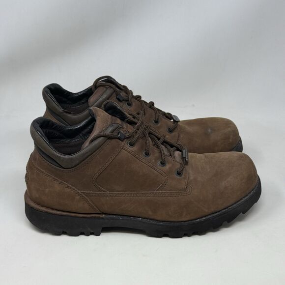 Rockport Waterproof Chukka Boots Mens 13 N Narrow Brown Leather Preppy Gorpcore - Picture 1 of 16